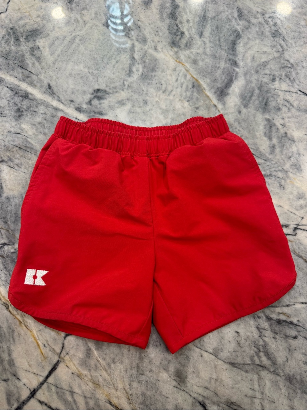 Courtside kids  Bright Red super shorts
